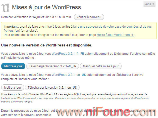 wordpress 3.2.1