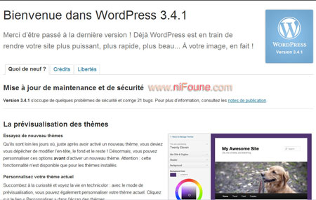 wordress 3.4.1