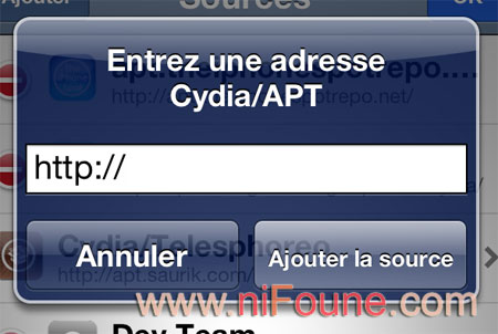 adresse cydia