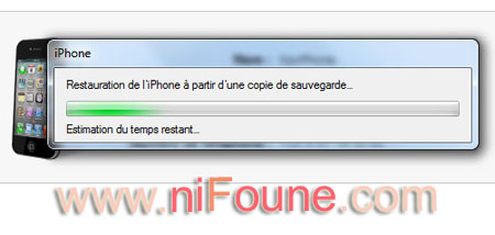 restauration iphone