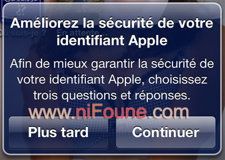 sécurité itunes