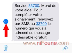 transfert sms au 33700